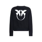 PINKO Black Wool Sweatshirt